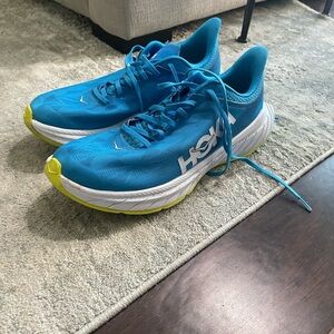 Hoka One One Vibrant Blue Athletic Shoes